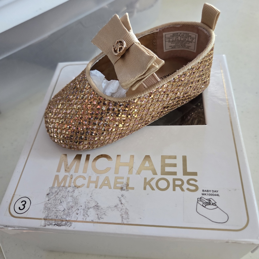 Michael Kors Baby Shoes Size 3